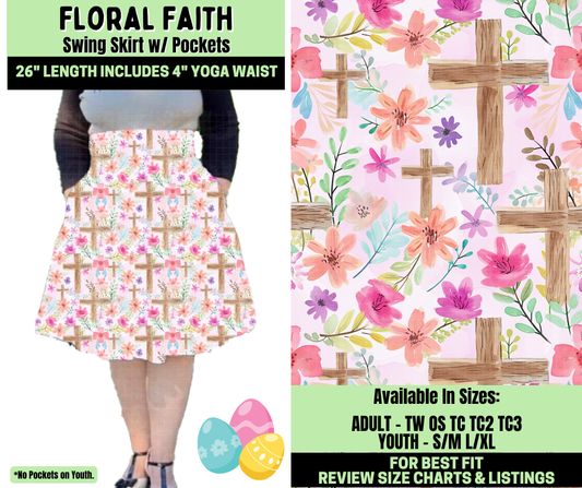 Preorder! Closes 1/19. ETA April. Floral Faith Swing Skirt