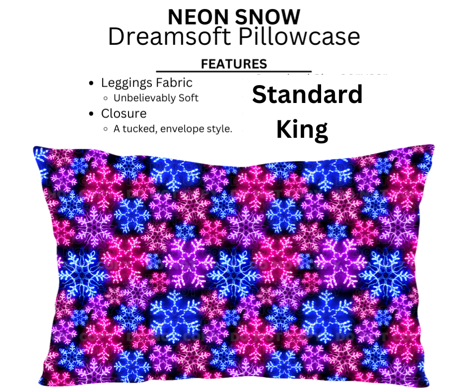 Neon Snow Dreamsoft Pillowcases