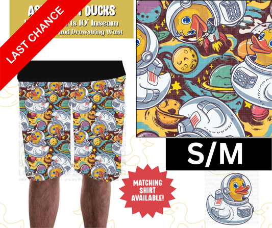 Astronaut Ducks Unisex Shorts