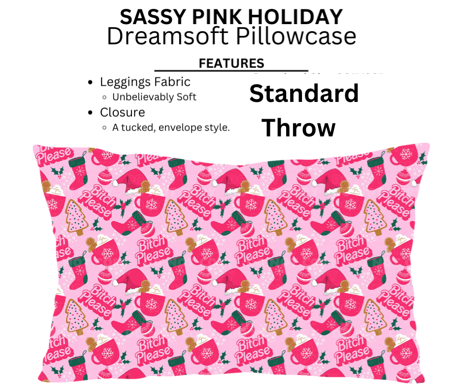 Sassy Pink Holiday Dreamsoft Pillowcases