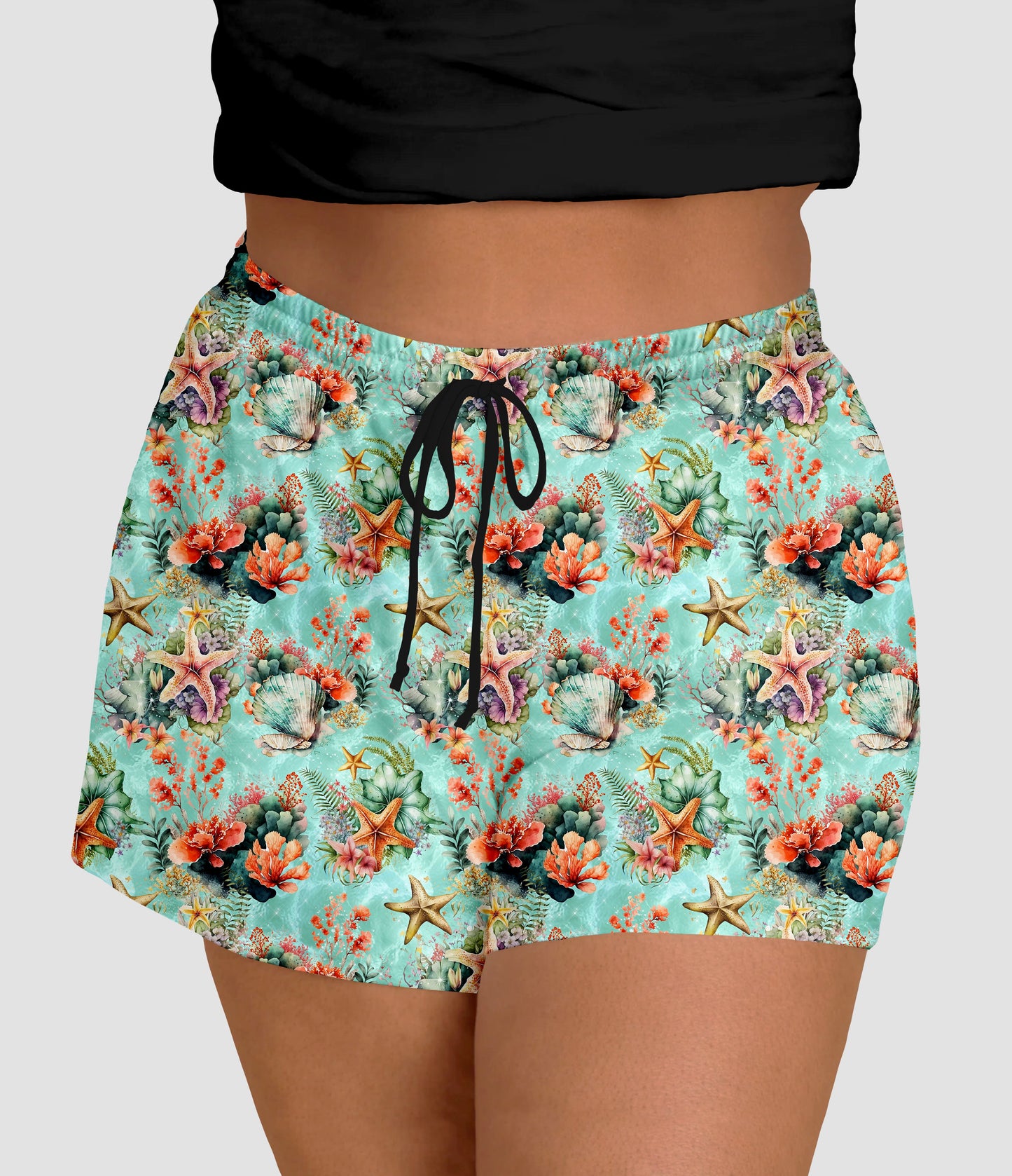 RTS - Seashell Bliss Jogger Shorts