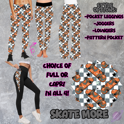 SKATE MORE - LEGGING/JOGGER/LOUNGER -POCKET SWEATER OUTFITS 2 PREORDER CLOSING 2/19