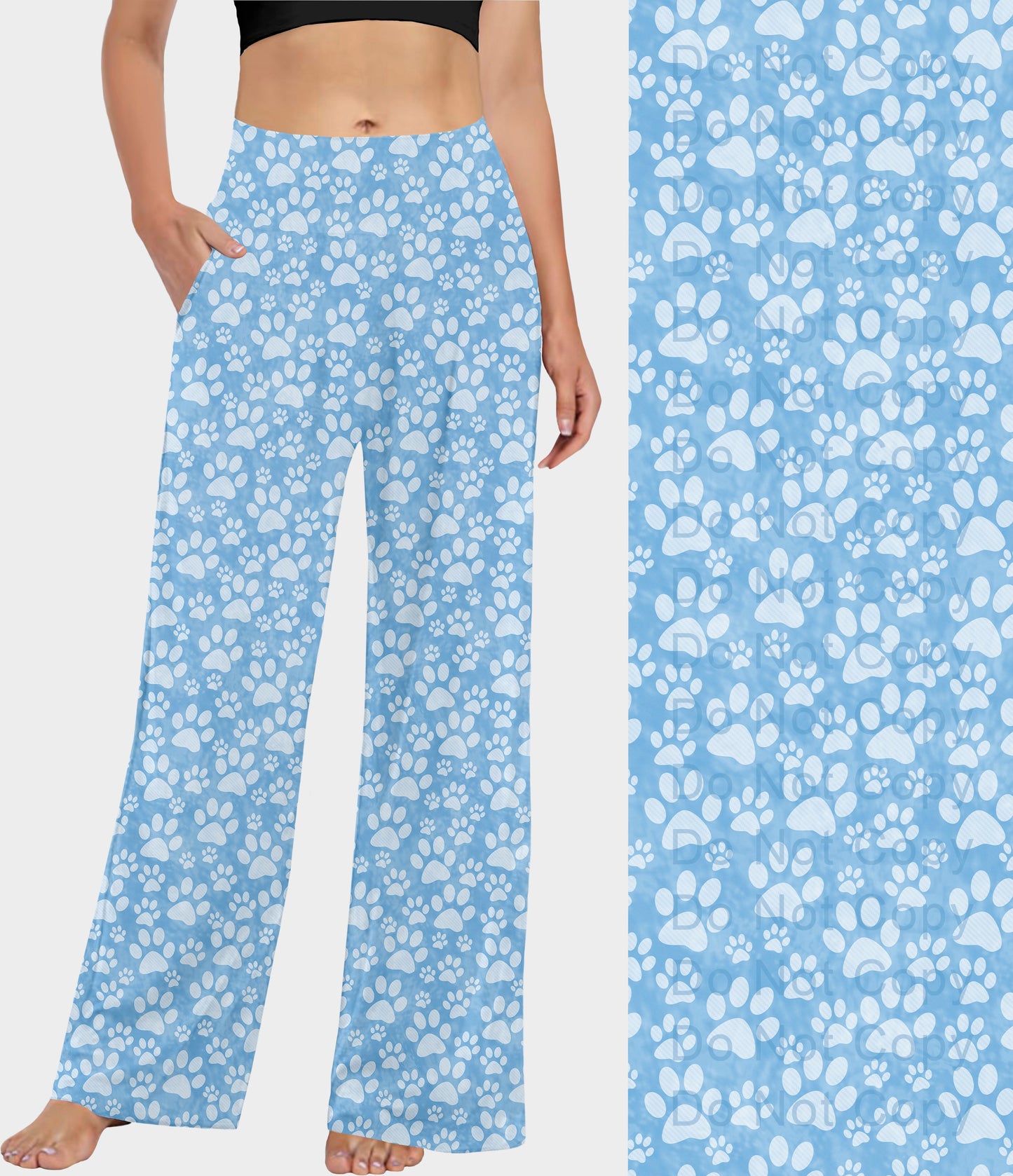 RTS - Sky Blue Paws Lounge Pants