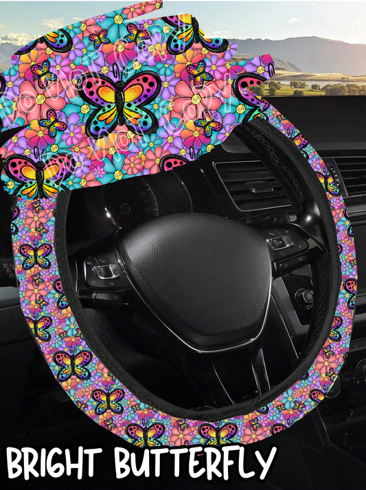 Bright Butterfly - Steering Wheel Cover Preorder Round 3 Closing 10/25 ETA Early Dec