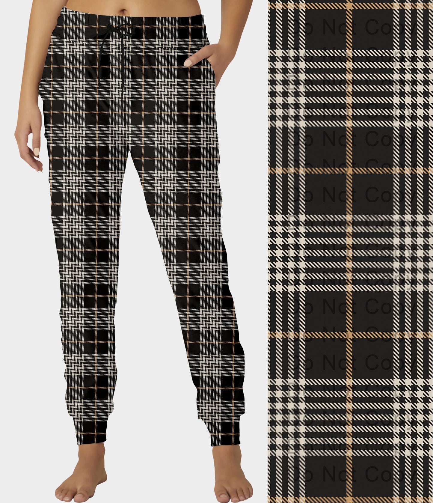 RTS - Talk To Me Plaid Joggers