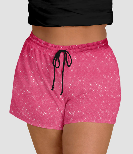 RTS - Watermelon Sparkle Jogger Shorts