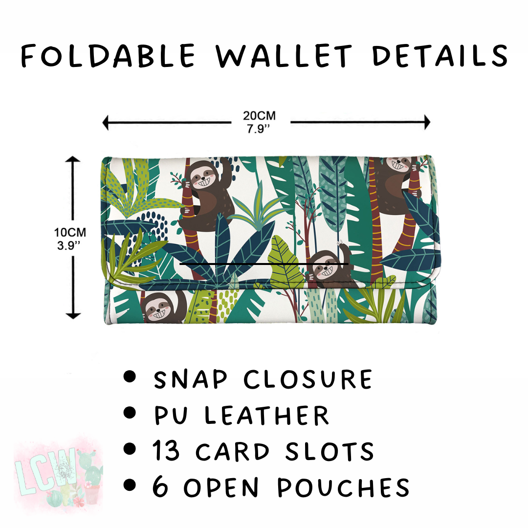 Batch #265 - Card Holders & Foldable Wallets - Closes 1/1 - ETA mid Feb - Pink Lily Foldable Wallet