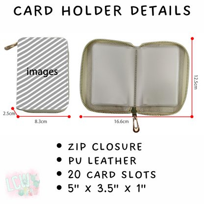 Batch #265 - Card Holders & Foldable Wallets - Closes 1/1 - ETA mid Feb - Bright Glitter Card Holder