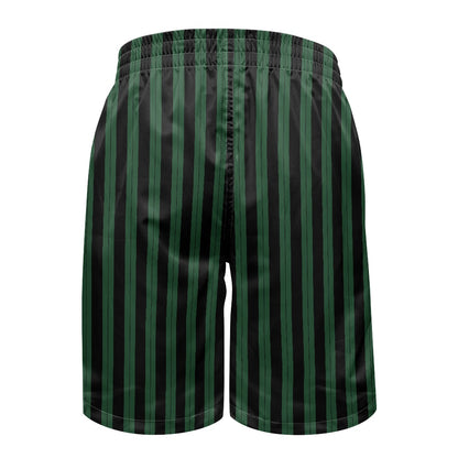 HM Wallpaper Stripe All-Over Print Men's Beach Shorts