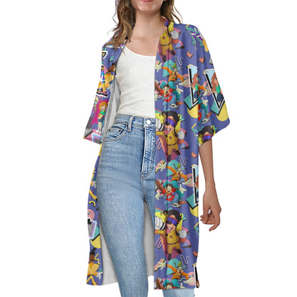 Powerline Women's Half Sleeve Kimono Cardigan