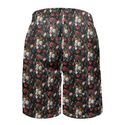 Black Widow All-Over Print Men's Beach Shorts