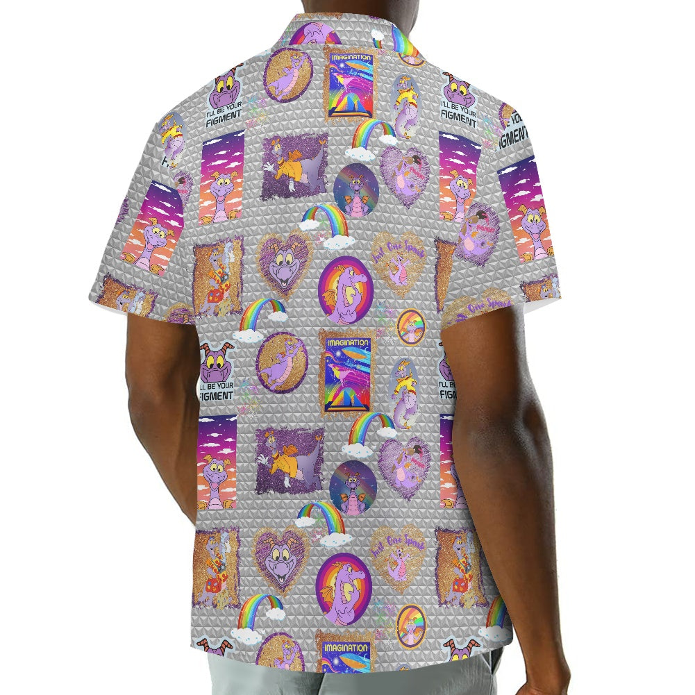 Purple Dragon Hawaiian shirt