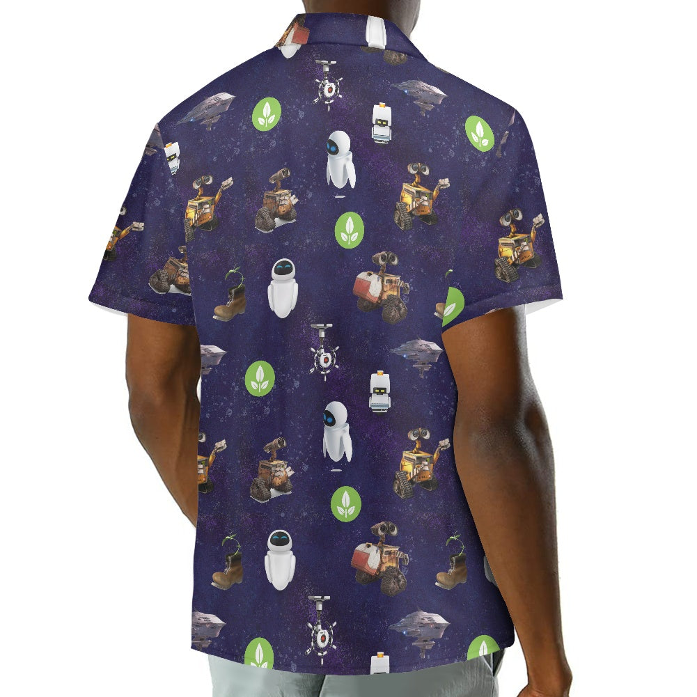 Space Robots Hawaiian shirt