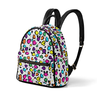 Neon Spots Casual Backpack for women