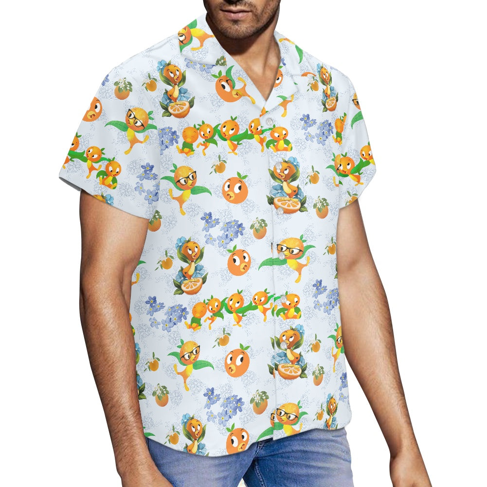 Classic Orange Bird Hawaiian shirt