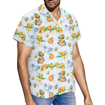 Classic Orange Bird Hawaiian shirt