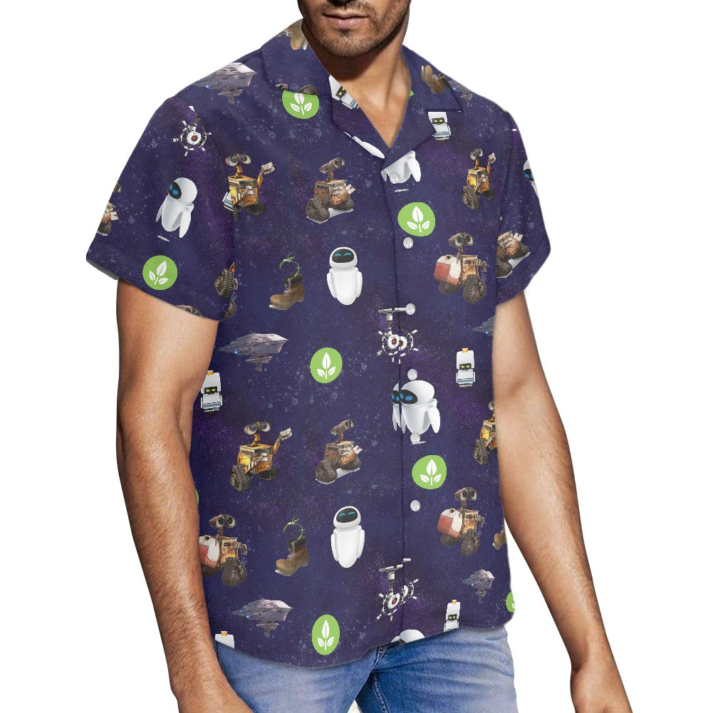 Space Robots Hawaiian shirt