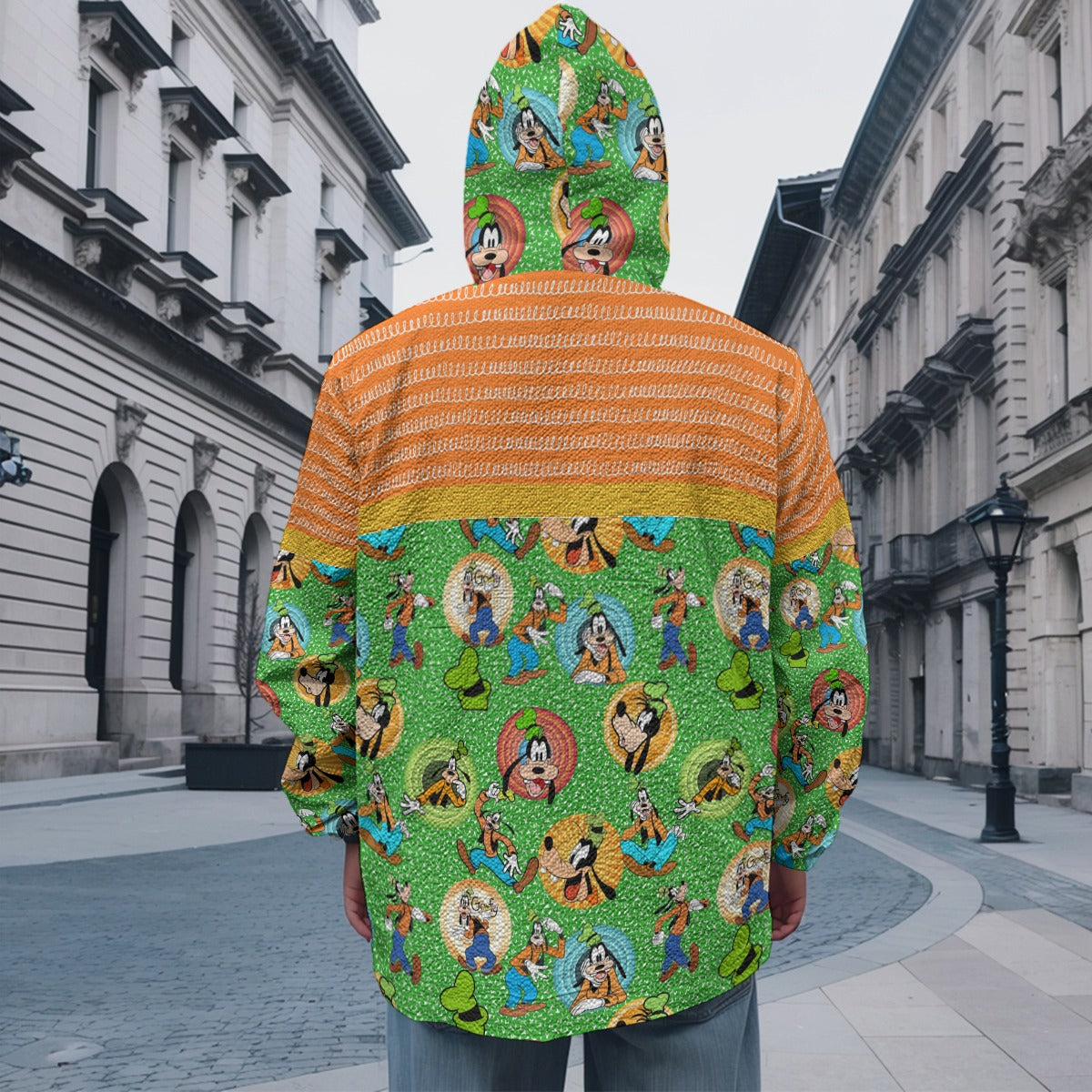 Gawrsh! All-Over Print Men's Casual Zipper Jacket