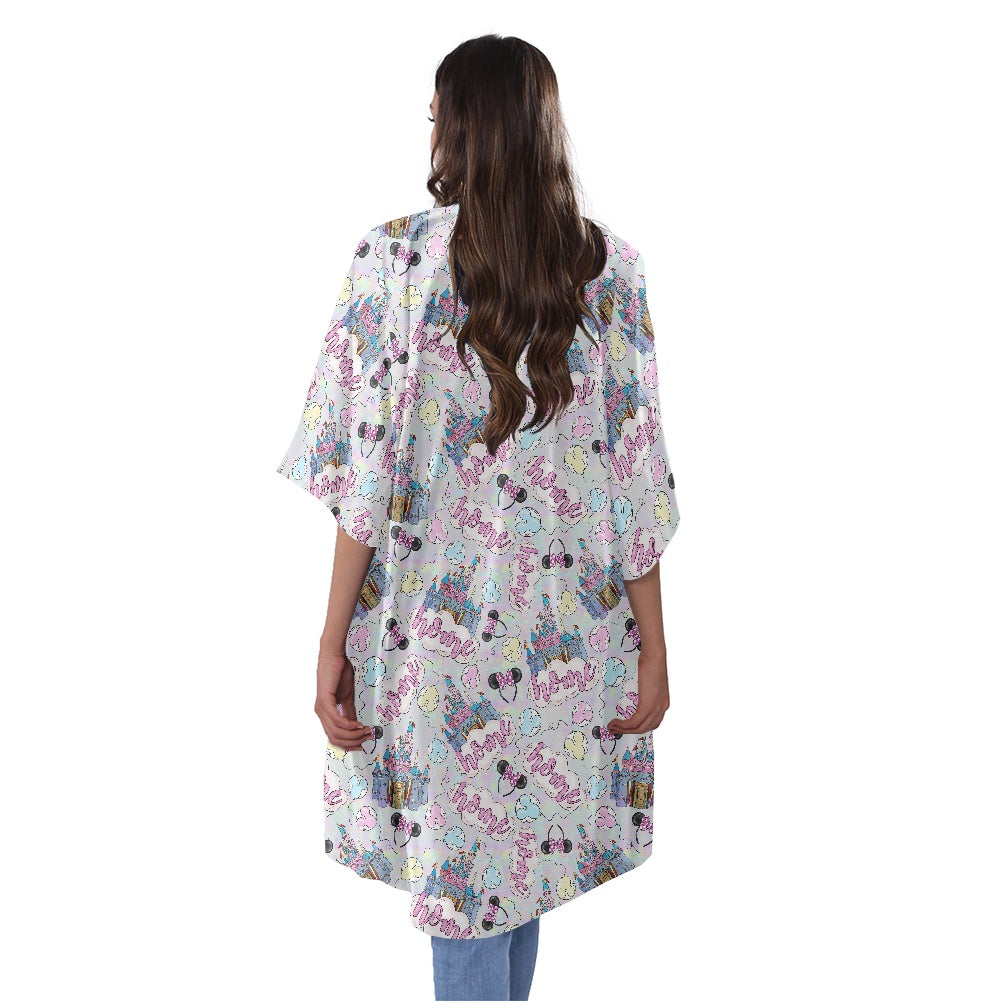 Home Women's Half Sleeve Kimono Cardigan