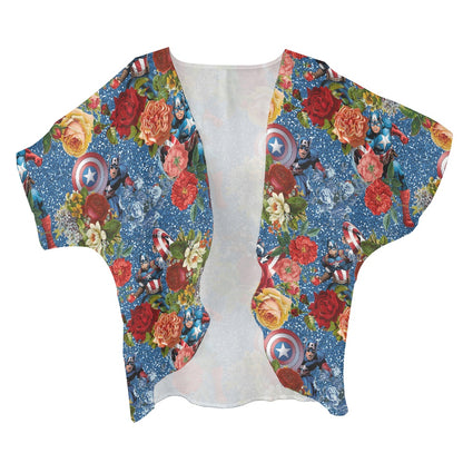 Comic Cap Women's cardigan chiffon shirt