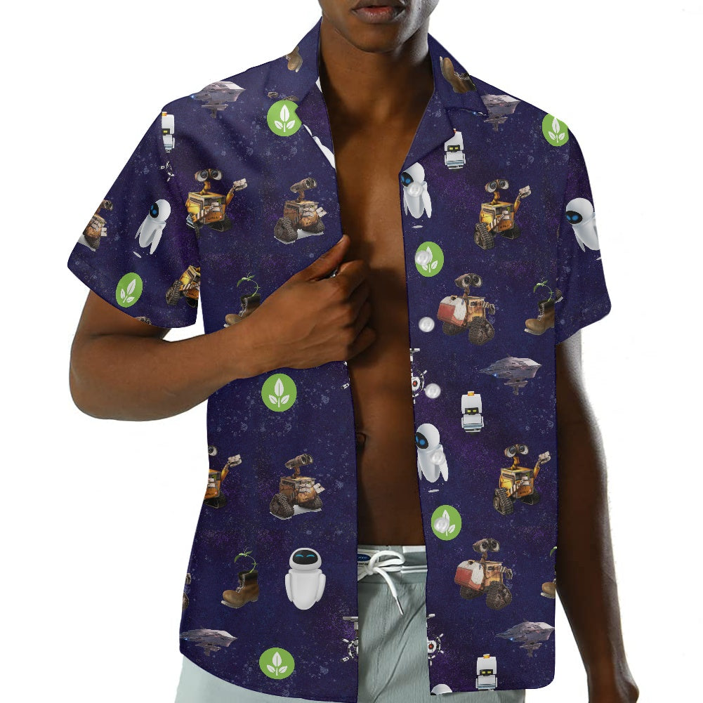 Space Robots Hawaiian shirt