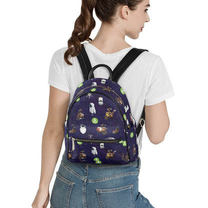 Space Robots Casual Backpack for women