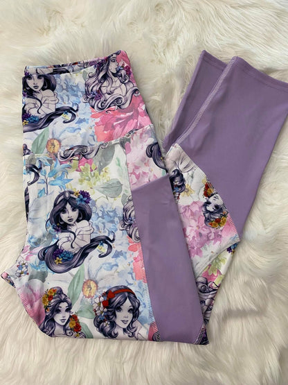 Floral Princesses Workout Pant