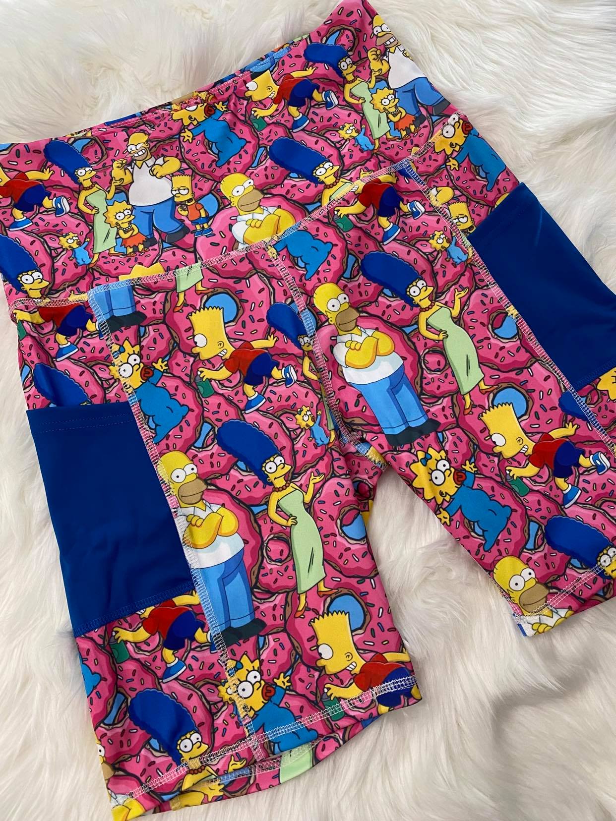 Yellow Family Workout Shorts