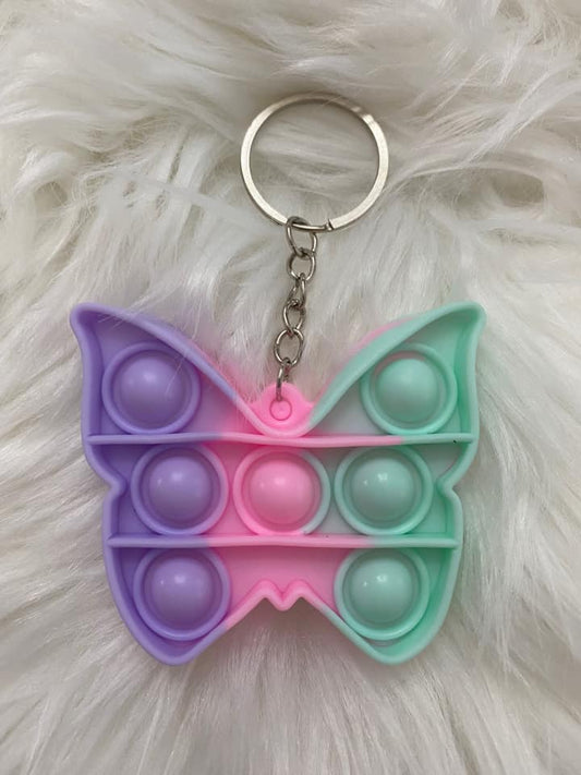 Butterfly Popper Keychain