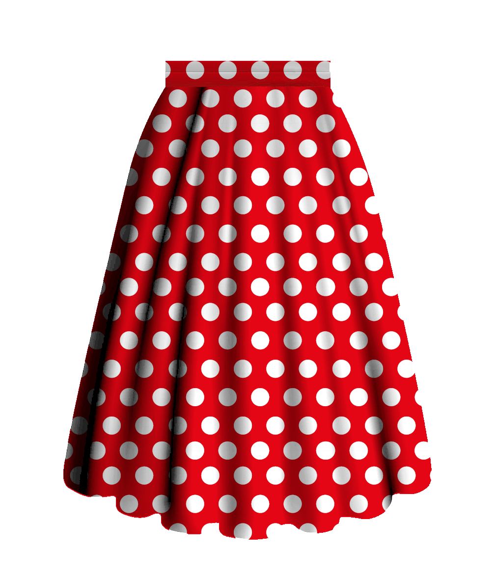 Mouse Polka Dot Skirt