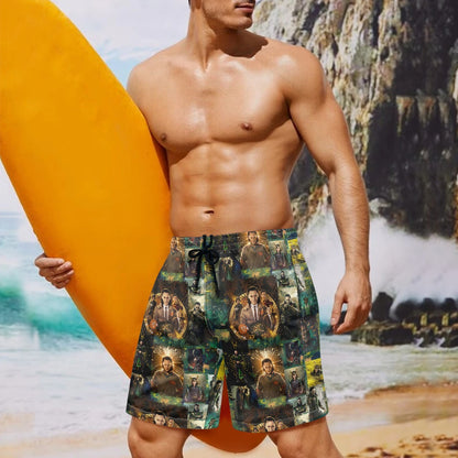 Variant All-Over Print Men's Beach Shorts