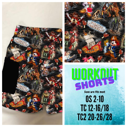 Pirate's Life For ME Workout Shorts