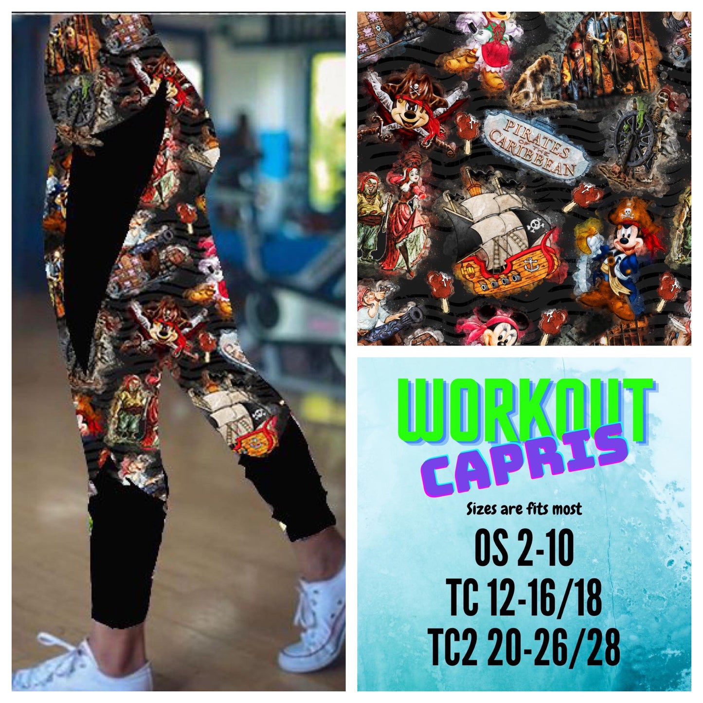 Pirate's Life For ME Workout Capri