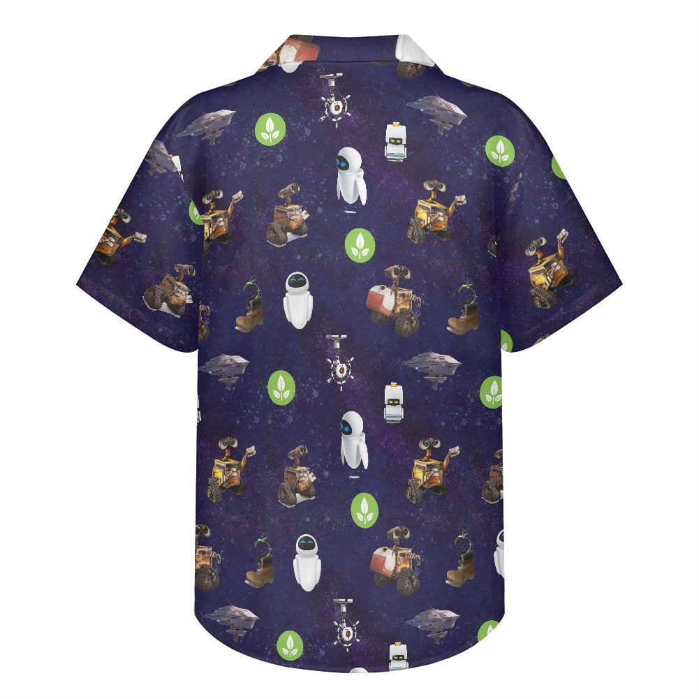 Space Robots Hawaiian shirt