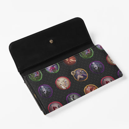 Villain Babes Long Folding Wallet