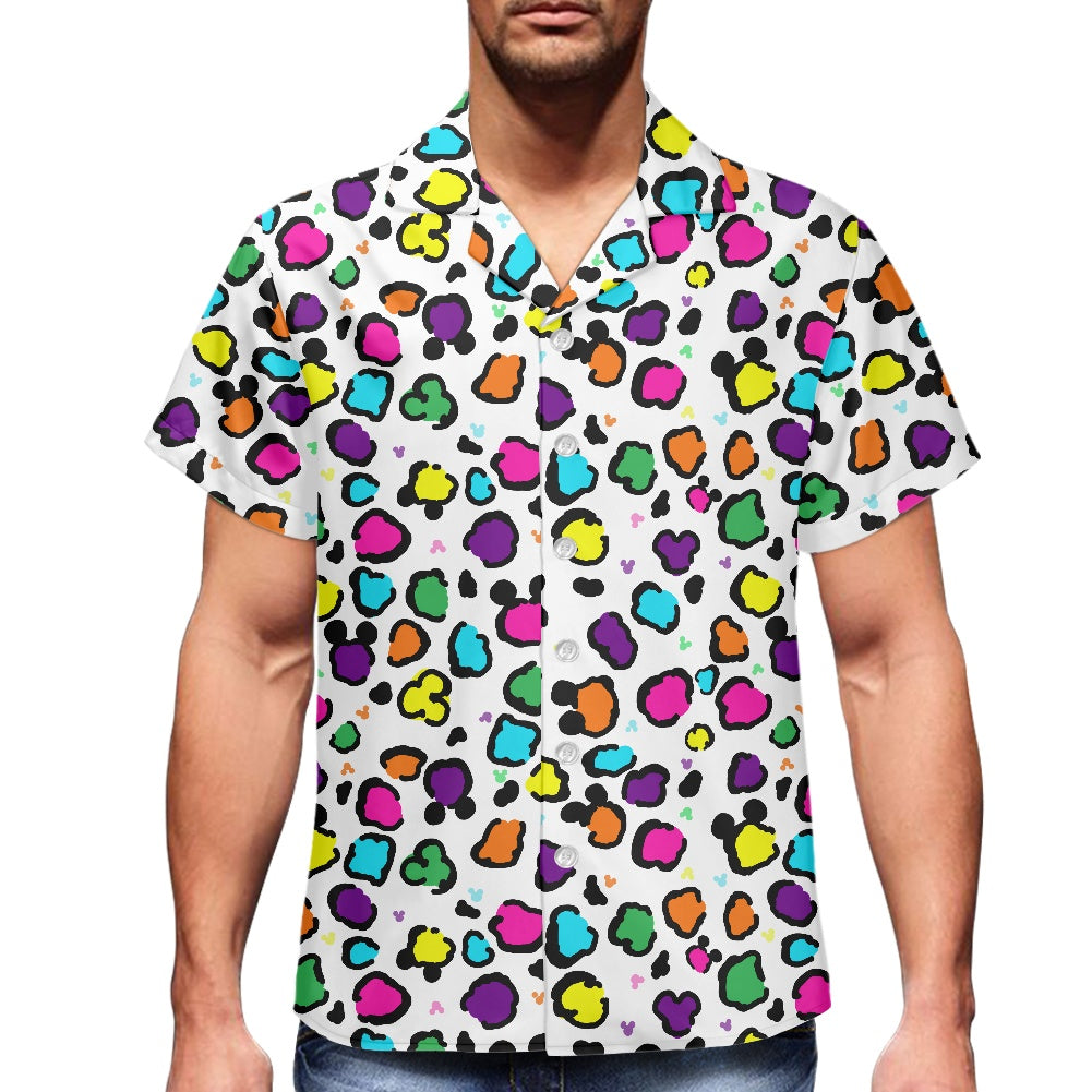 Neon Spots Hawaiian shirt