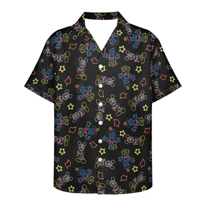 Neon Mouse Hawaiian shirt