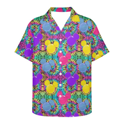 Tie Dye Mouse Hawaiian shirt