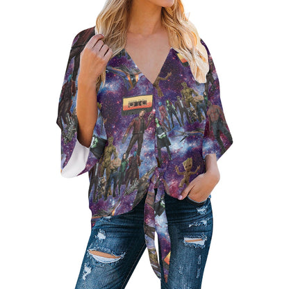 Guardians Women‘s’ V-neck Streamers Blouse