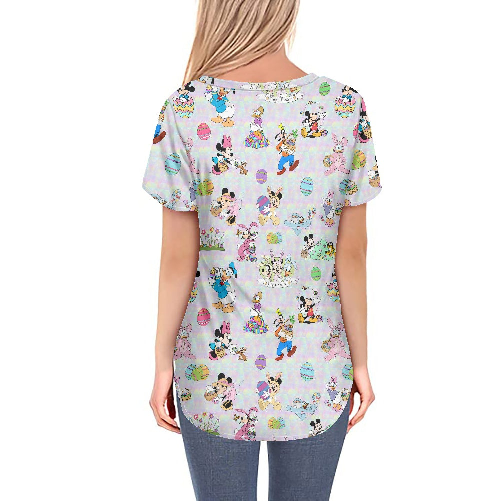 Easter Pals Women's V-neck Top