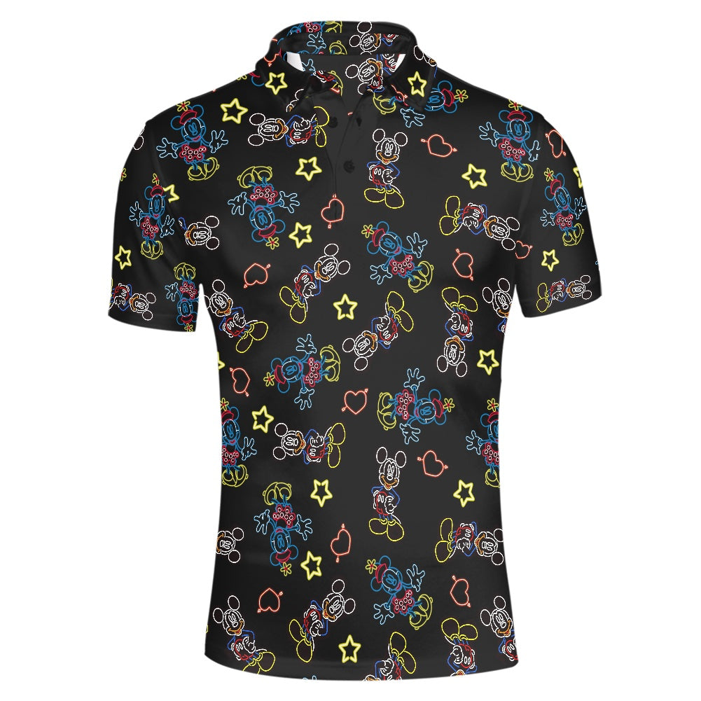 Neon Mouse Polo T-shirt