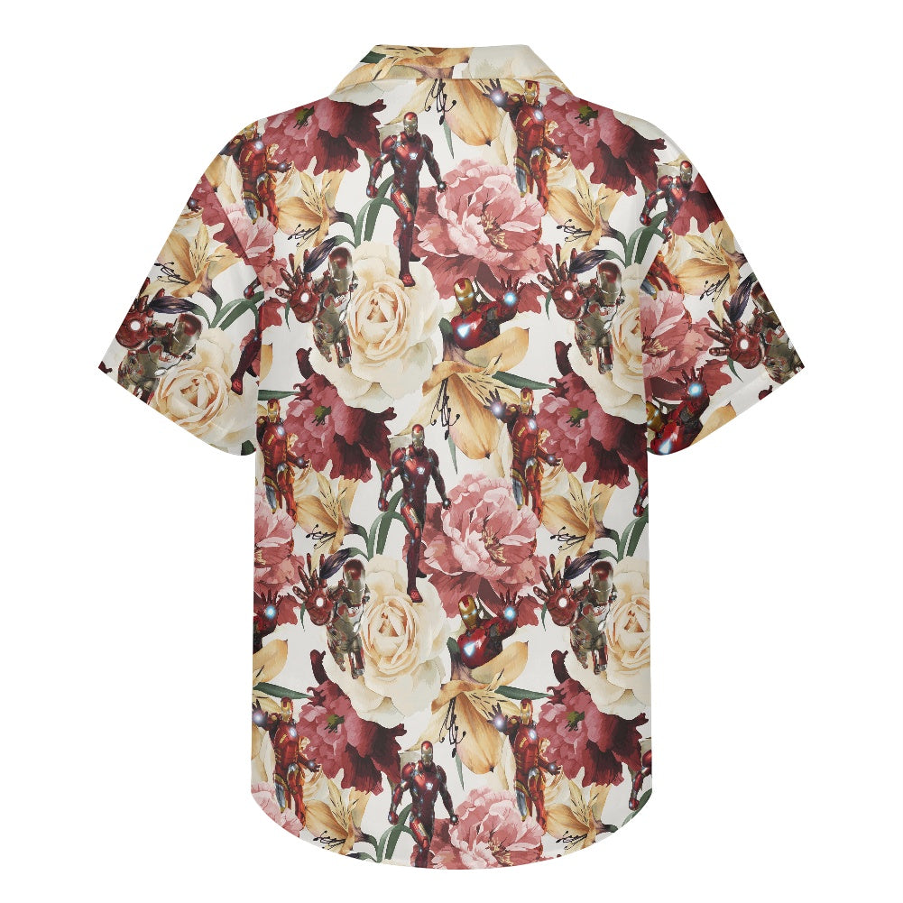 Floral Iron Hawaiian shirt