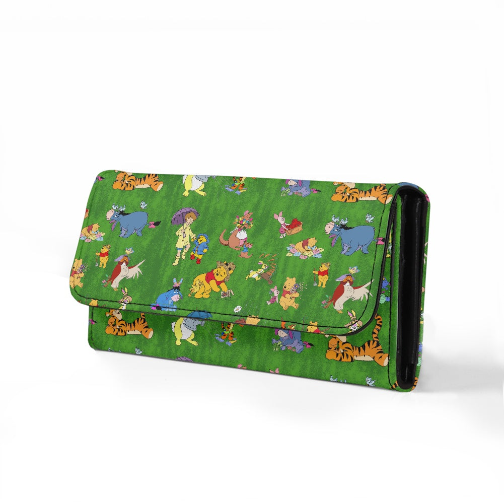 Spring Winnie Long Folding Wallet