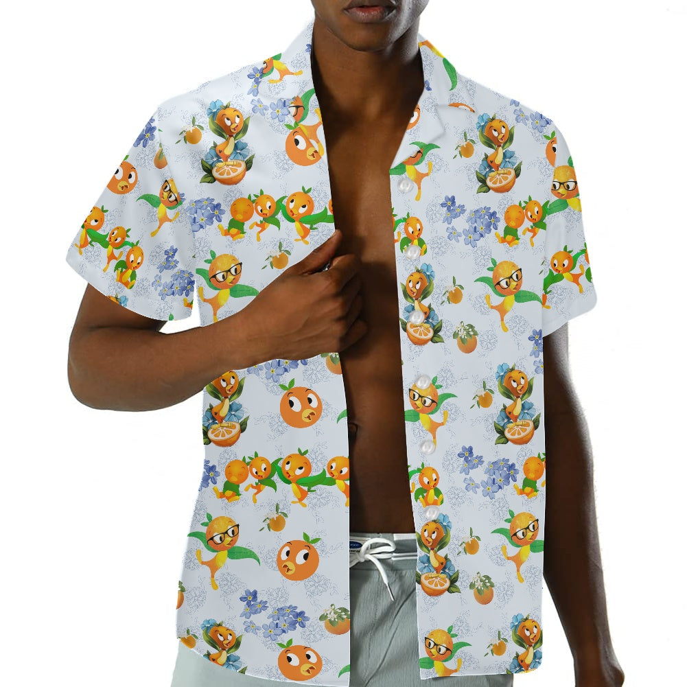 Classic Orange Bird Hawaiian shirt