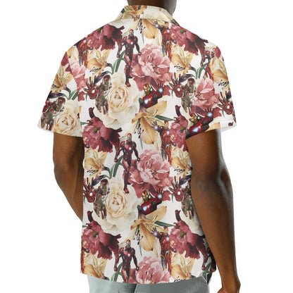 Floral Iron Hawaiian shirt