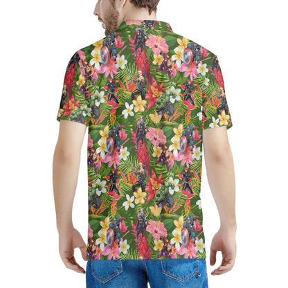 Tropical Heroes Polo T-shirt