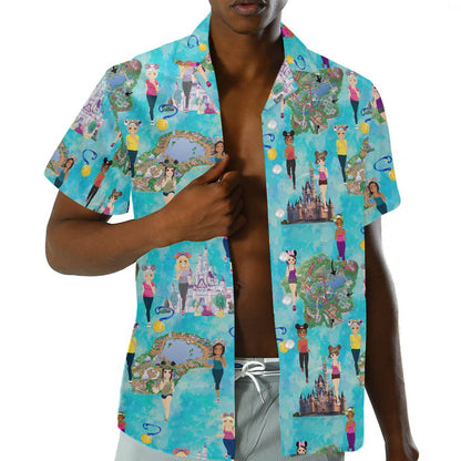 Meet Me At the Castle Hawaiian shirt