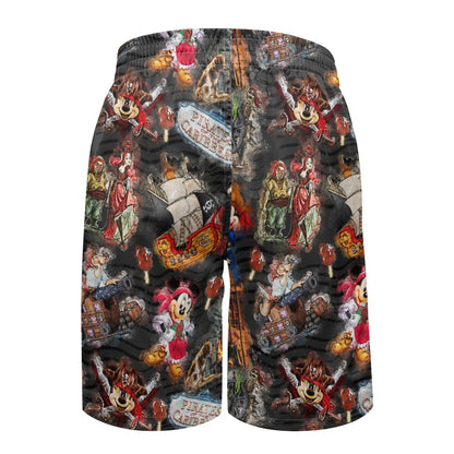 Pirate's Life All-Over Print Men's Beach Shorts