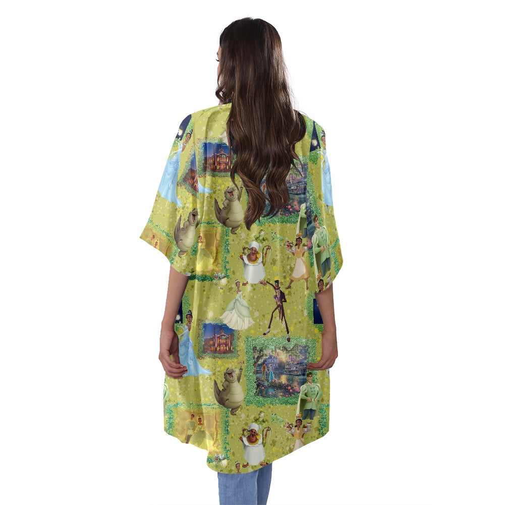 Almost There Women's Half Sleeve Kimono Cardigan