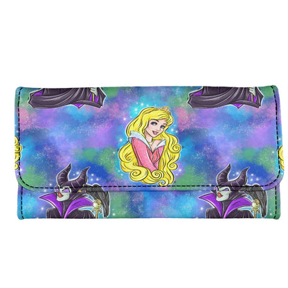 Sleepy Princess Long Folding Wallet